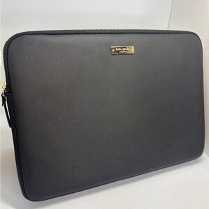 KATE SPADE BLACK SAFFIANO LEATHER LIKE LAPTOP SLEEVE CASE